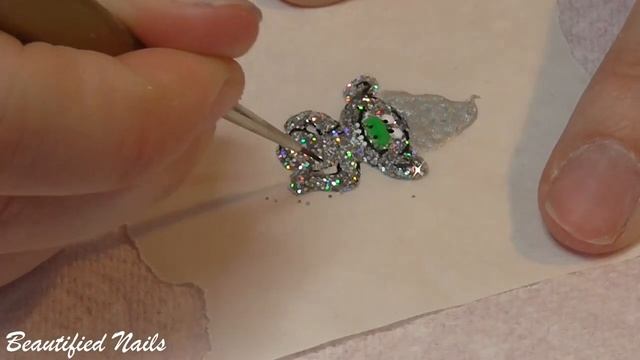 Acrylic Nails - sculptured - 3d Guy Diamond Troll design
