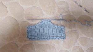 Как красиво убавить петли со стороны проймы