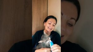 🐾 Паста для вывода шерсти…Дейлу понравилась 😻   Мы с котом весело живем 🐈⬛