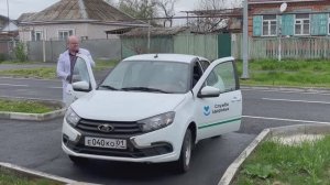 03-04-2025 г. Новый санитарный автомобиль получила Вольненская врачебная амбулатория