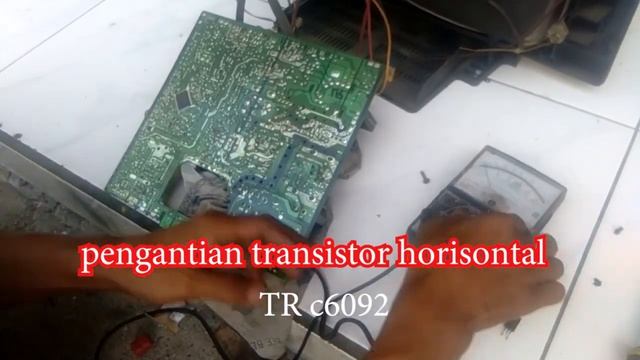Tutorial cara servis tv sharp 21in mati total, bengkel bisu