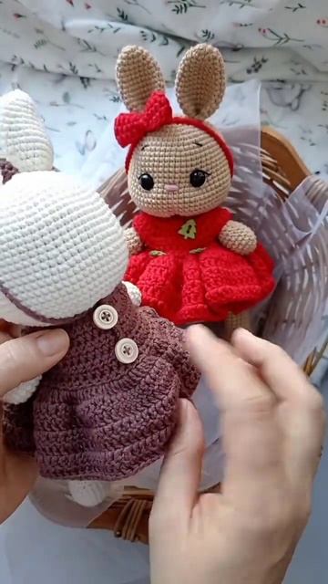 Мои крошки в лукошке #амигуруми #amigurumi #knitting #крючком #игрушкикрючком #shorts #shortvideo