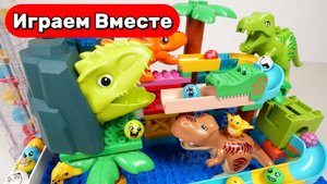 Развивашки Конструктор детям ! Играем в ЛЕГО конструктор с горками для шариков ! Видео для детей