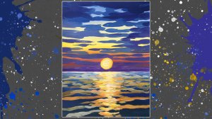 Закат. Рисование 7+