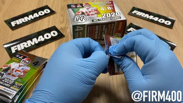 PANINI 2020 MOSAIC NFL TRADING CARDS BLASTER BOX BREAK