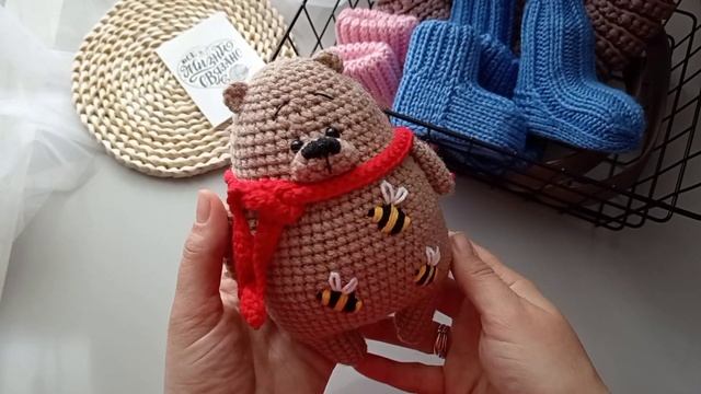 Готовые работы за две недели вязания. | Моя первая сумка из шнура. | Связала пасхальный декор.