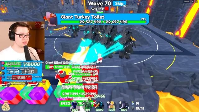 ASTRO UPGRADED TITAN CAMERAMAN FREIGESCHALTET! (Toilet Tower Defense) смотреть онлайн