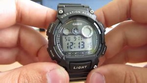 Casio W-735H-1A видео-обзор