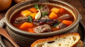 Деревенский рецепт с характером: как свиные Рёбрышки превращают простой Суп в шедевр