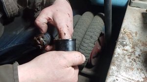 забитый фильтр тонкой очистки топлива