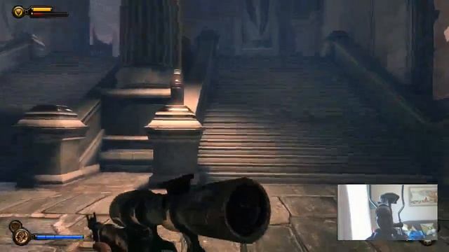 Bioshock Infinite Maxed out Xsplit HD 60fps Livestream w/ Facecame+Commentary