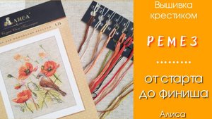 Вышивка крестом. РЕМЕЗ - от старта до финиша +СЛАЙДШОУ