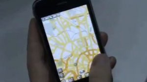 Навител Навигатор на iPhone 3G, демонстрация beta-версии Navitel