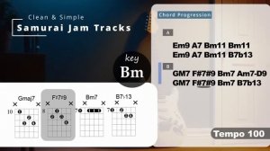 Бэкинг трек in Bm (Smooth Fusion Guitar)
