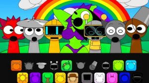 All Phases of ACID in New SUS Incredibox Sprunki Pyramixed : From Phase 1 to Phase ???