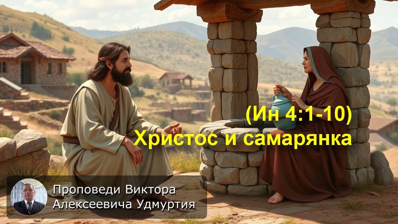 (Ин 4:1-10) Христос и самарянка