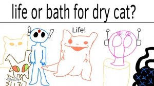 life or bath for dry cat? (rain world animation)