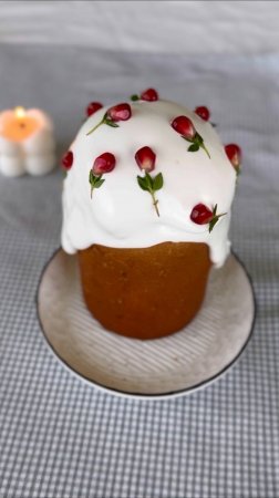 НЕЖНЫЙ ДЕКОР ДЛЯ КУЛИЧА