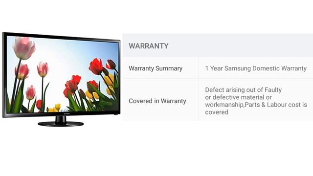 Samsung 24H4003 24 Inch HD Ready LED Tv||2018 смотреть онлайн
