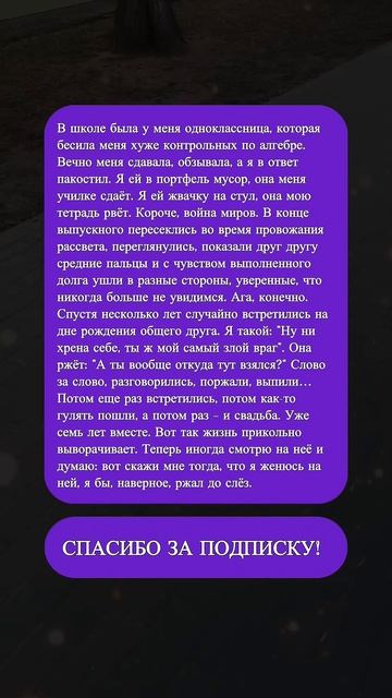 От ненависти до свадьбы: История одной войны... и любви!  #историиизжизни