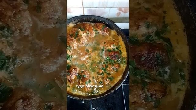 приготовила обалденные котлетки с макарончиками