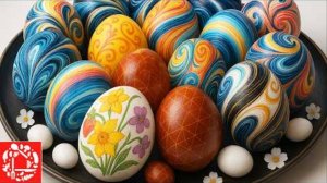 ВСЕГО ЗА 3 МИНУТЫ! Красить яйца ОЧЕНЬ ЛЕГКО! Как покрасить пасхальные яйца