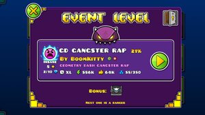 GD gangster rap, новый event! В geometry dash