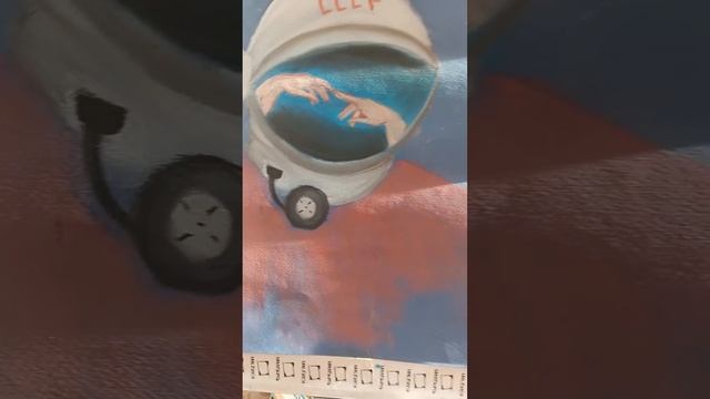 Картина нарисованна начинающим художником🖌 смотреть онлайн