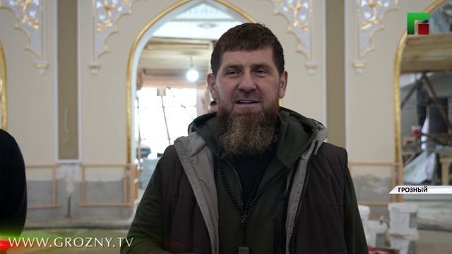 Рамзан Кадыров проинспектировал строительство мечети имени Мохаммеда Али