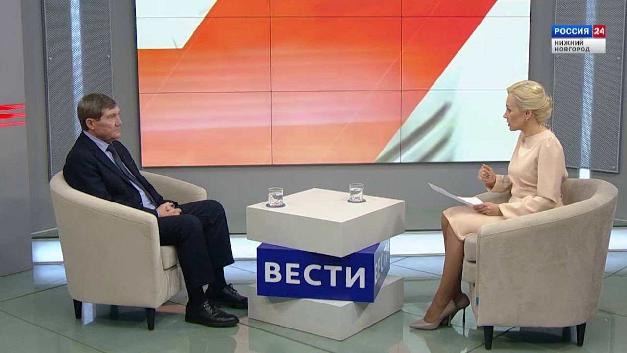 Вести-интервью: в гостях  министр сельского хозяйства Нижегородской области Николай Денисов.