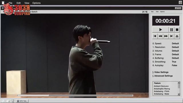 BTS 7 Moments  RM 7 Озвучка Зозя   ПЕРЕВОД НА РУССКОМ (1080p)