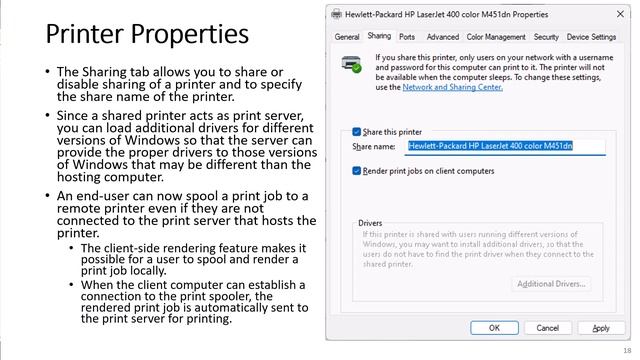 CompTIA A+ 08-01d Operating Systems - Windows Services - Part 4 - Managing Printers in Windows смотреть онлайн