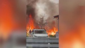 В Батайске Ростовской области идет борьба с природными пожарами