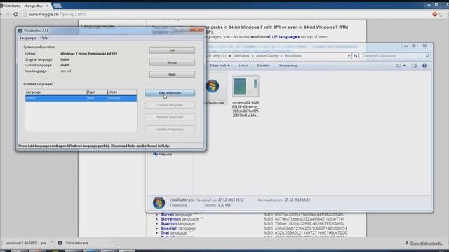 Easily Change Windows 7 System Language