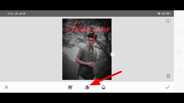 Snapseed ❤️ I hate You Photo Editing Tutorial | Snapseed Creative Photo Editing_techzedit