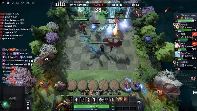 DOTA AUTO CHESS [DOTA 2] COMBO 6 UNDEAD + 4 DEMON HUNTER + 3 DRAGON смотреть онлайн