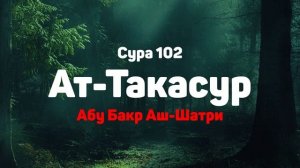 Сура 102 Ат-Такасур - Абу Бакр Аш-Шатри