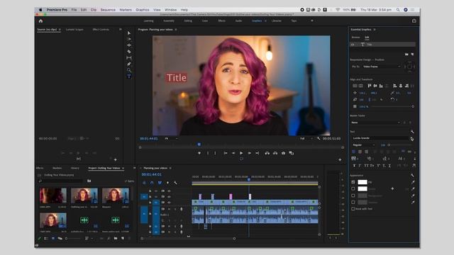 2 Min Tips | Quick title creation hack in Premiere Pro смотреть онлайн