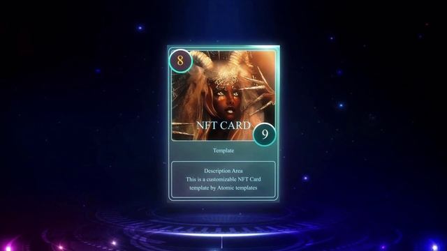 Parallax NFT card template After effects V2