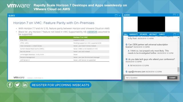 Deep Dive: Rapidly Scale Horizon 7 Desktops and Apps seamlessly on VMware Cloud on AWS