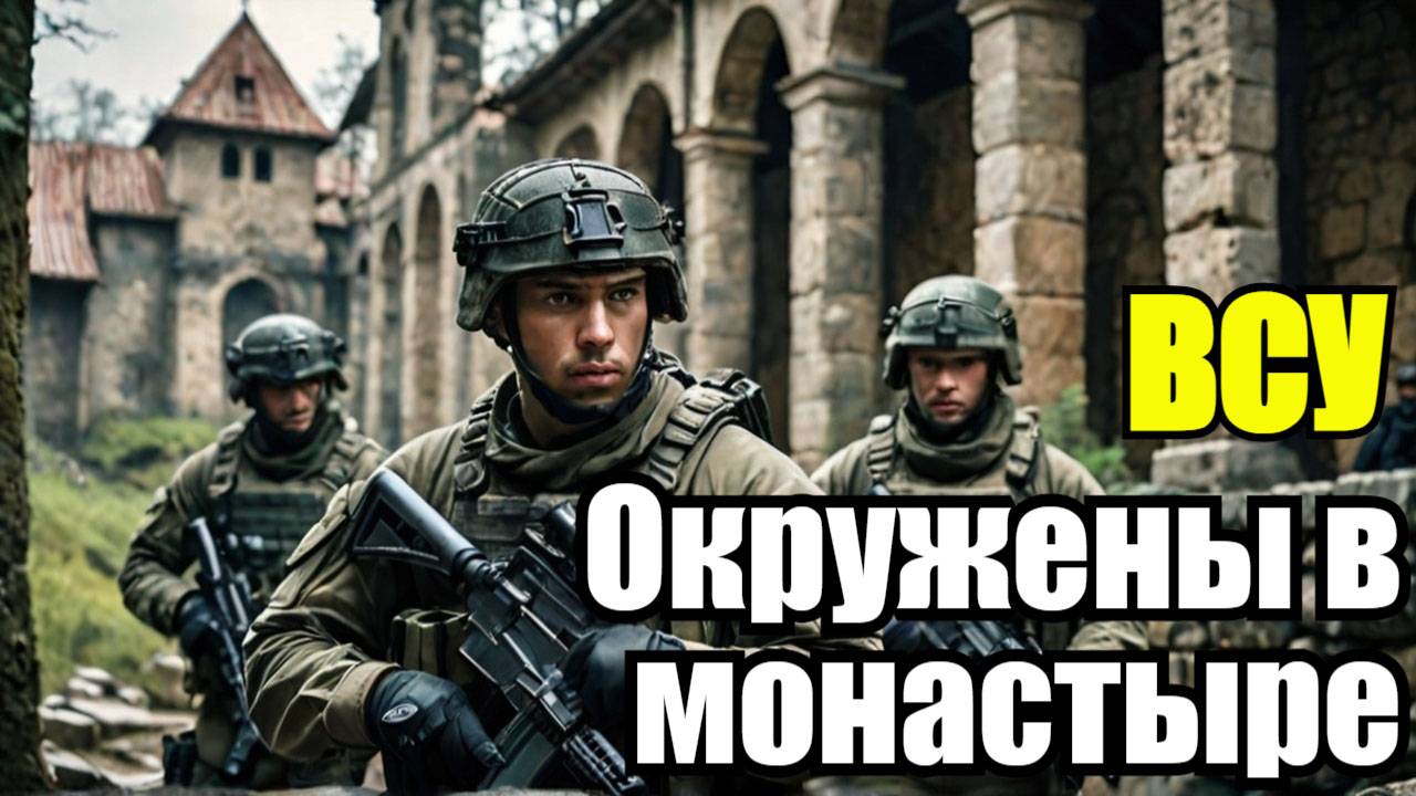 300 СОЛДАТ ВСУ ОКРУЖЕНЫ В МОНАСТЫРЕ ПОД КУРСКОМ смотреть онлайн