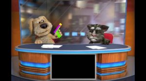 Talking Tom And Ben News Fight but slow (Remastered)