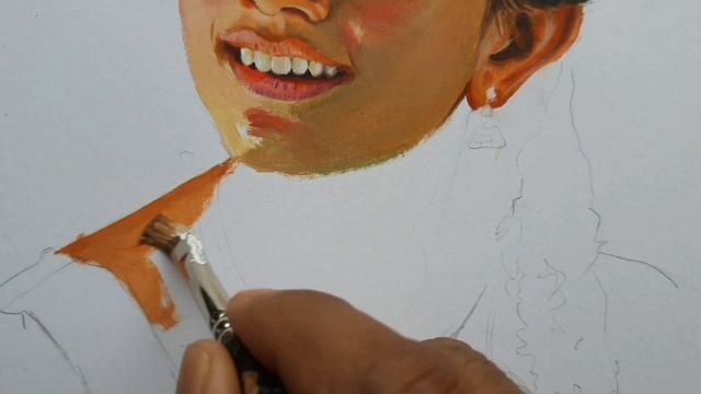 SAI PALLAVI | ACRYLIC PAINTING смотреть онлайн