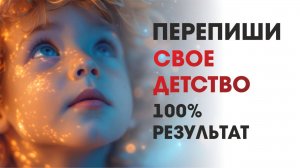 Измени свою жизнь через принятие детства!