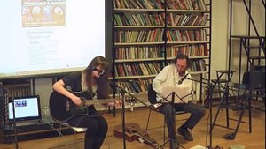 Маргарита Ильина и Семен Ильягуев. Библиотека Ф.М. Достоевского. 07.10.2018г.