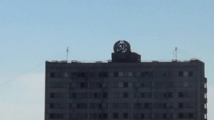 Вид на Припять и станцию с готеля Полесье