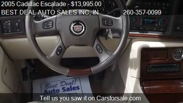 2005 Cadillac Escalade AWD - for sale in Auburn, IN 46706 смотреть онлайн