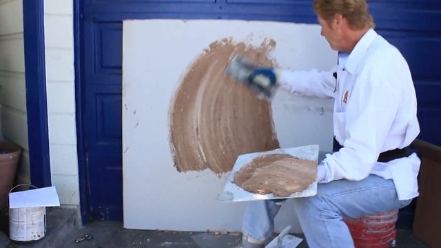 Stucco worm finish. смотреть онлайн