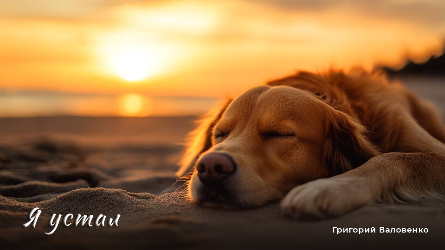 "Я устал" - очередная грустная лирика. Автор Григорий Валовенко, поет - Нейросеть! смотреть онлайн