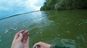 ЗАБРАЛСЯ В ЗЕЛЁНОЕ ОЗЕРО. Рыбалка взаброд на волнах